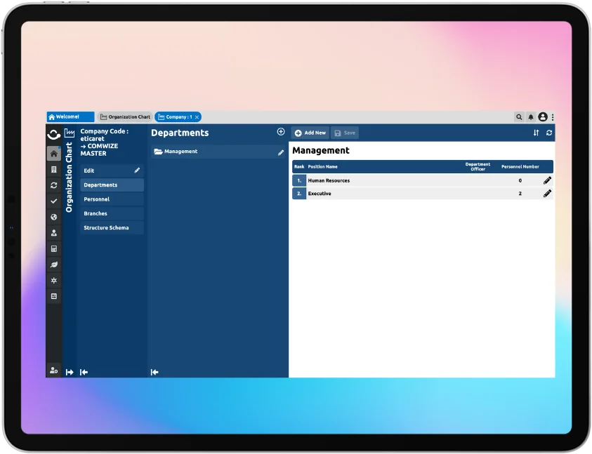 Create an Organization Chart