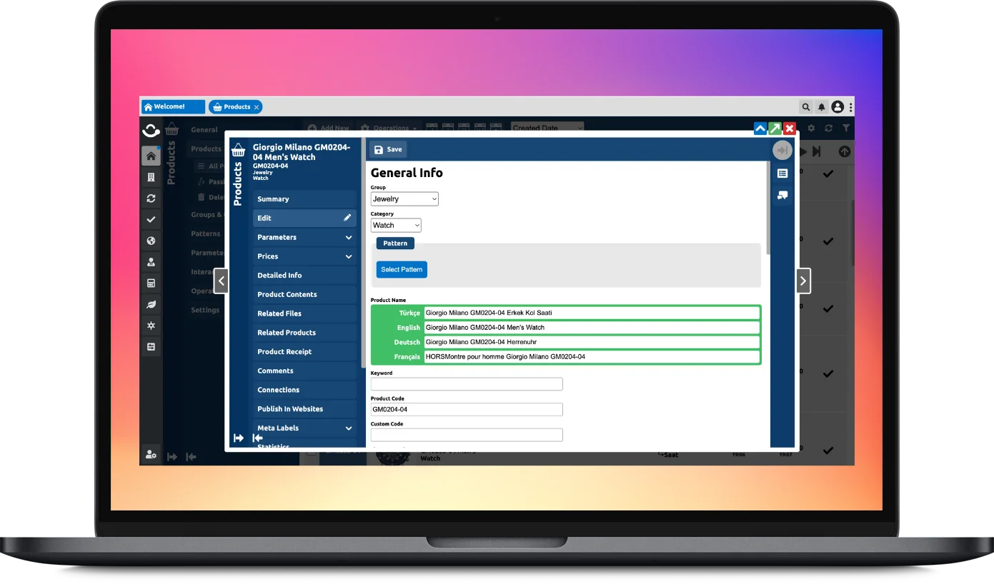Product General Information