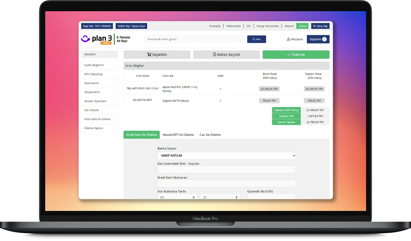 Ödeme Yöntemleri - E Tahsilat - İkonlu Kutular